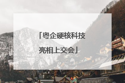 粤企硬核科技亮相上交会